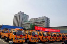 首批28辆东风多利卡养护自卸车交付