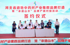 河北省道地中药材产业集群品牌打造暨“承德山水”品牌产销对接活动在天津成功举办